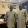 Alh. Aminu Ayama who's the MD/CEO of EL-PASO Engineering & Consultancy Ltd. with the Deputy Chief of Staff to the President...